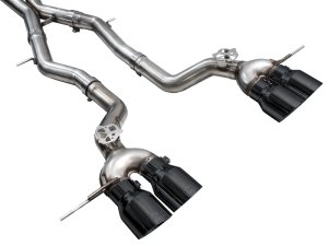BMW G87 M2 Performance Exhaust - AWE Tuning - Cat Back Track Edition - Diamond Black - `23-`24